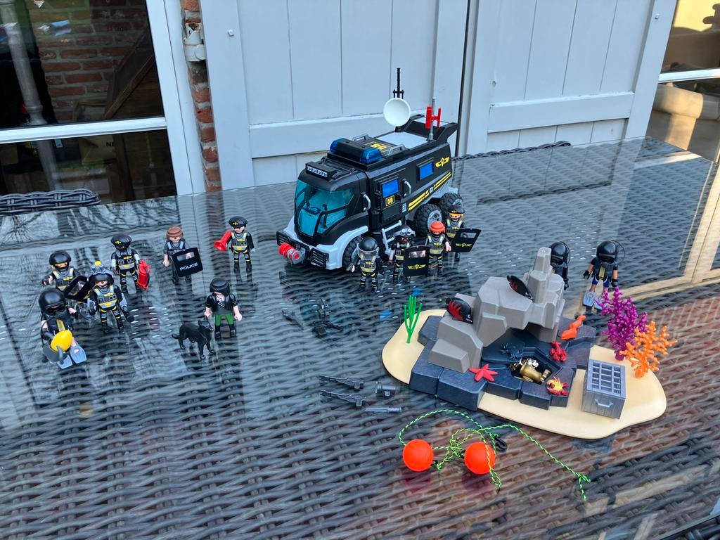 Playmobil speciale eenheid swat 9360 - 9365 - 70011, Kinderen en Baby's, Ophalen of Verzenden