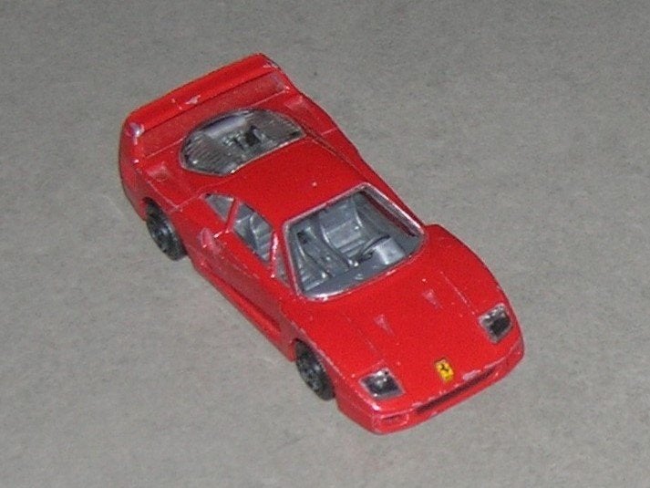 Burago Ferrari F40, Hobby & Loisirs créatifs, Voitures miniatures | Échelles Autre, Enlèvement, Voiture