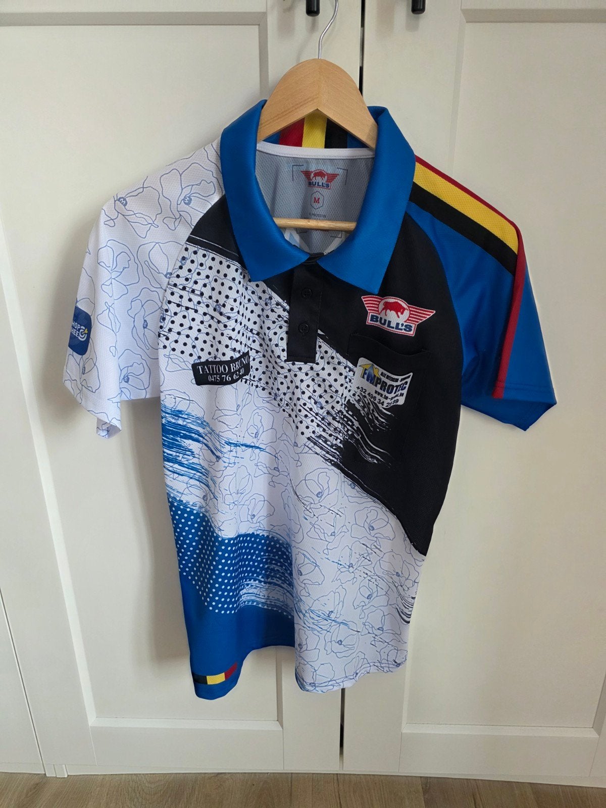 darts T-shirt super mario M, Ophalen of Verzenden