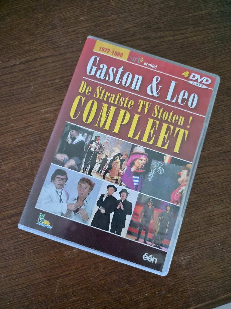 DVD-BOX Gaston & Leo Compleet, Overige artiesten, Speciale editie, Vanaf 9 jaar, Zo goed als nieuw