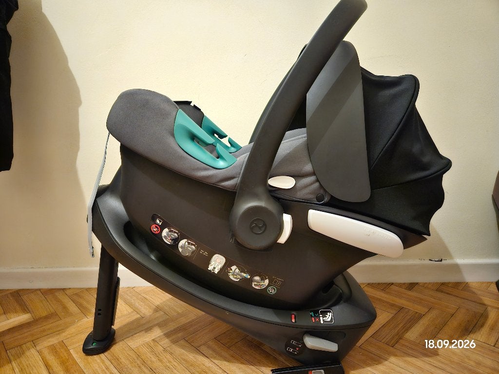 Cybex Aton B2 baby autostoel + ISOFIX + GRATIS, Gebruikt, 0 t/m 18 kg, Isofix, Maxi-Cosi