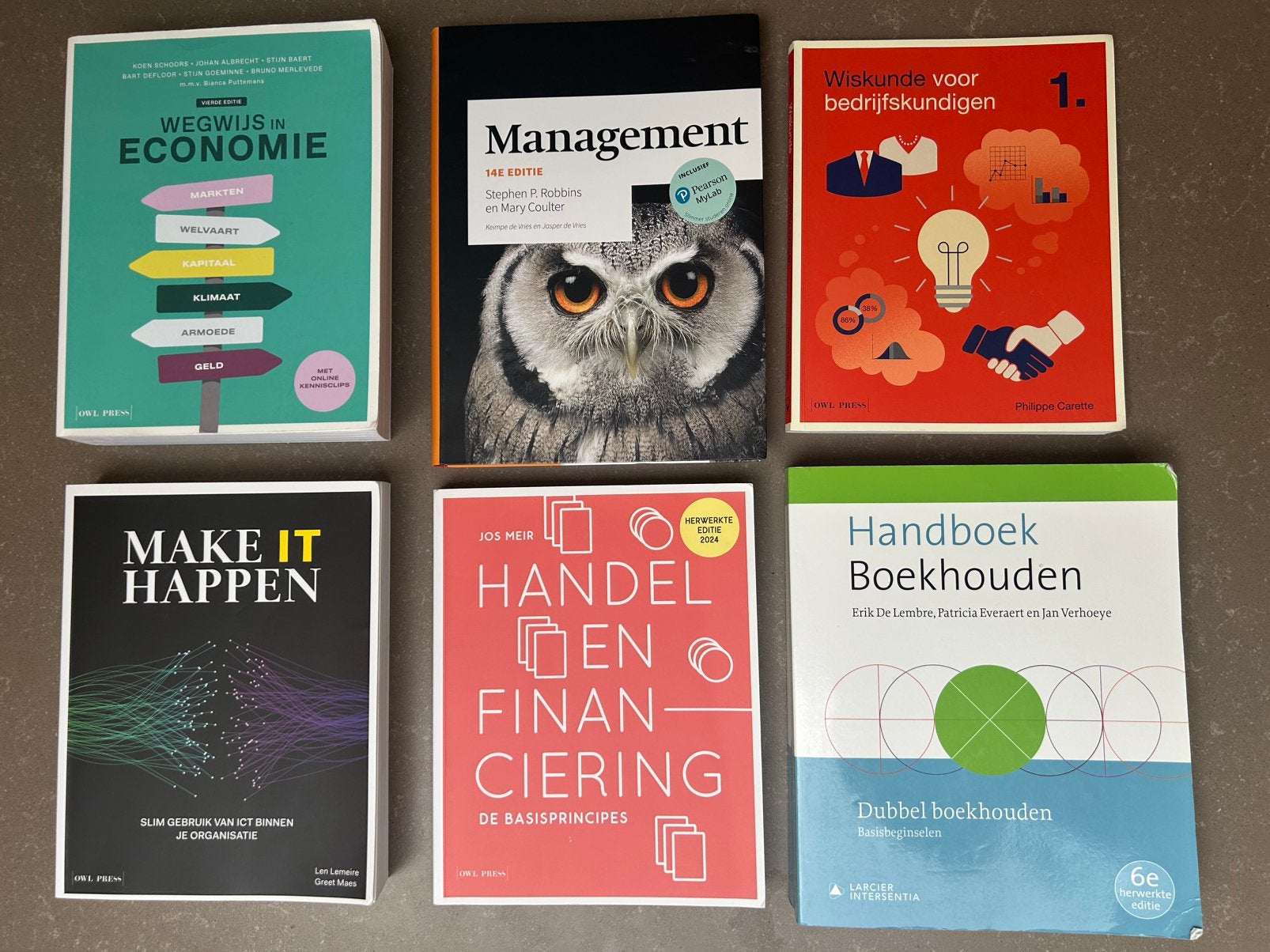 1e bachelor handelswetenschappen, Ophalen, Zo goed als nieuw