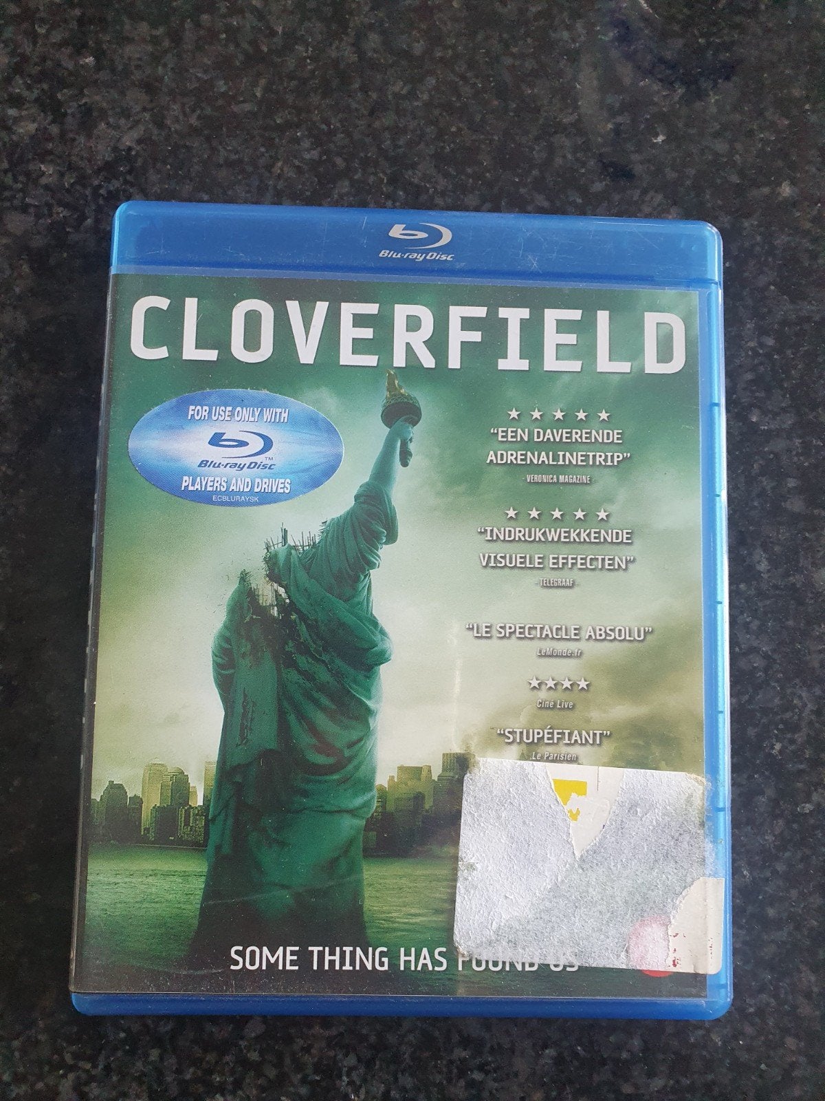 Cloverfield blu ray NL FR, Ophalen of Verzenden