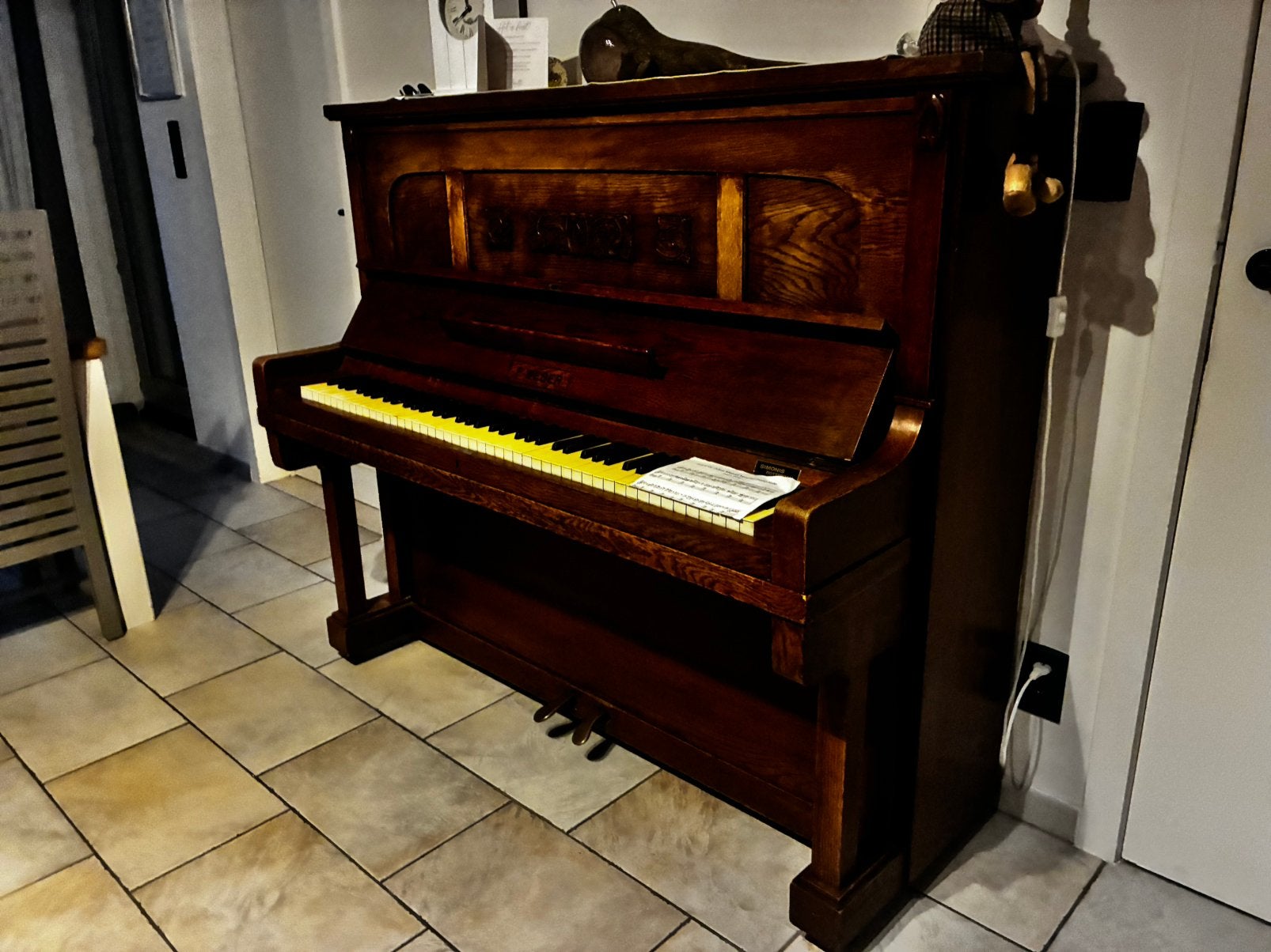 Piano te koop, Muziek en Instrumenten, Ophalen, Zo goed als nieuw, Piano