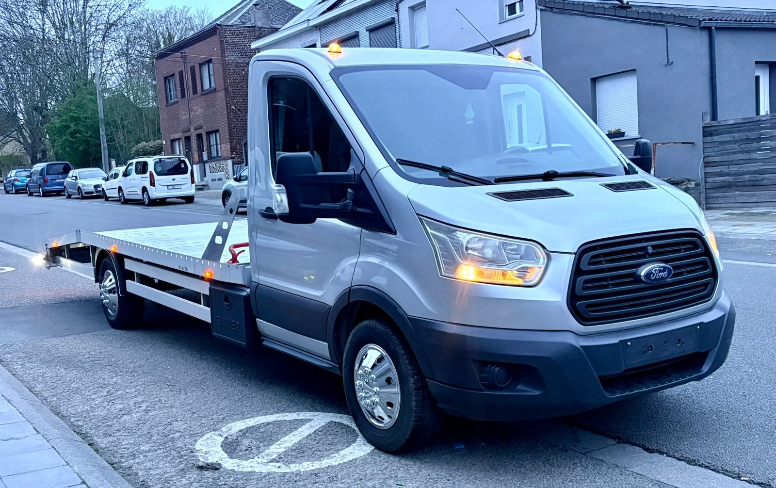 FORD TRANSIT 2.2TDCI/2016/CLIM/FULL ALUMINIUM/1400KG/PROPRE, Argent ou Gris, Achat, 3 places, 2 portes