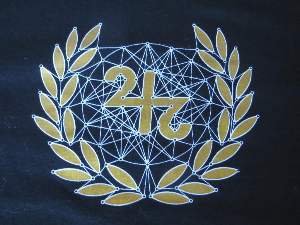 FRONT 242  VINTAGE T-SHIRT NOIR "LAURIER DORÉ " MEDIUM RARE, B&C, Comme neuf, Taille 48/50 (M), Noir