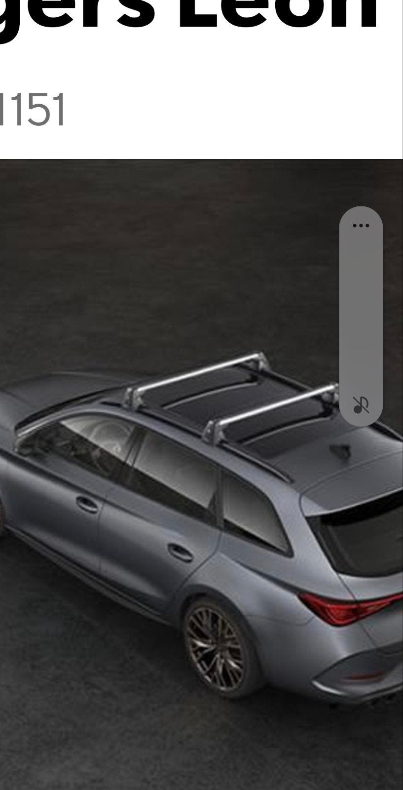 Dakdragers Seat Leon St 2019 - heden. VW Passat 2018-2023, Auto diversen, Dakdragers, Ophalen
