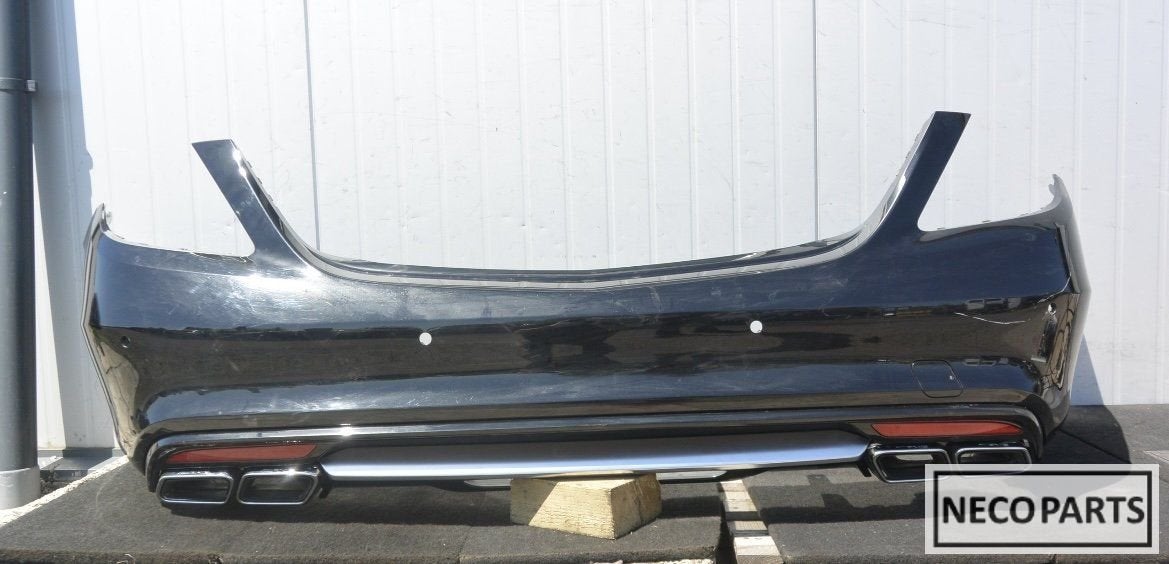 MERCEDES S KLASSE S63 AMG ACHTERBUMPER ALLES LEVERBAAR !!!, Gebruikt, -, Ophalen of Verzenden, -