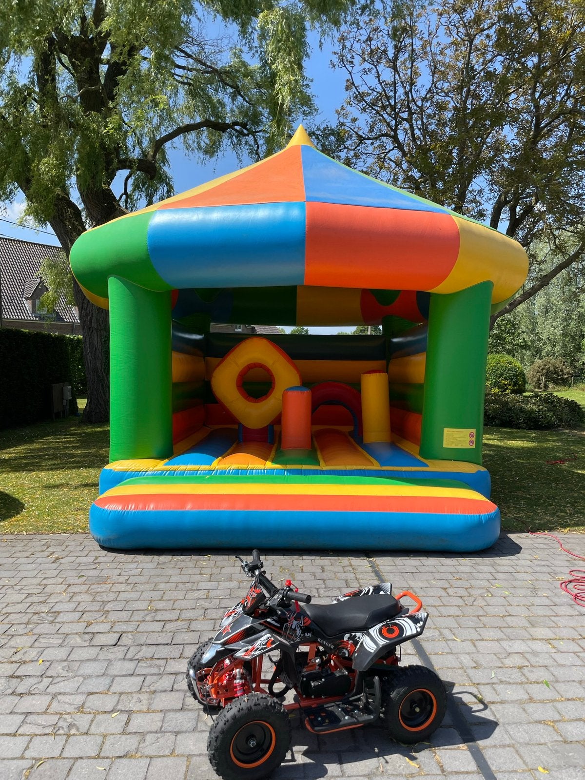 Springkasteel Circus te koop, Ophalen, Gebruikt, Feestartikel