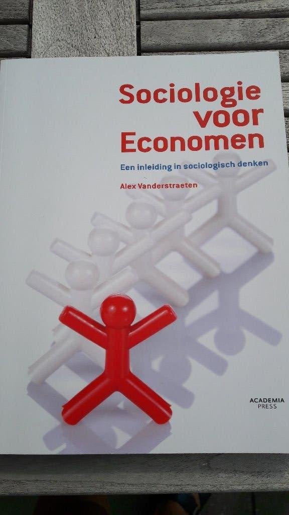 Sociologie voor economen, Ophalen of Verzenden, Zo goed als nieuw, Maatschappijleer