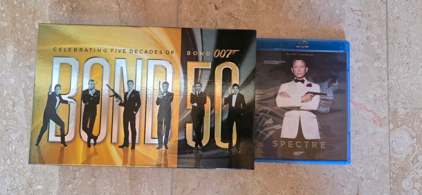 James Bond 50 box + Spectre blu ray, Ophalen of Verzenden