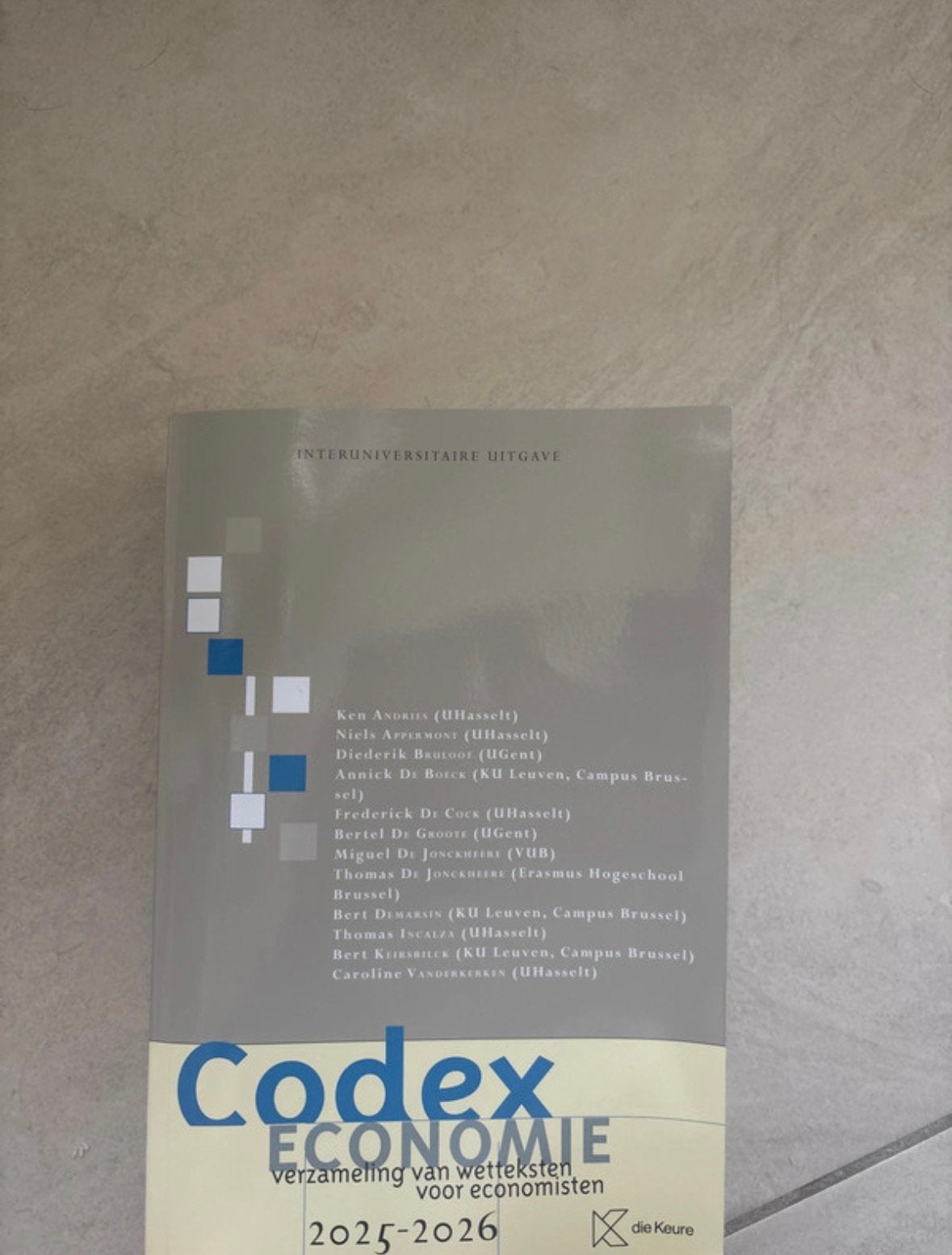 Codex Economie Handelswetenschappen, Boeken, Verzenden, Zo goed als nieuw