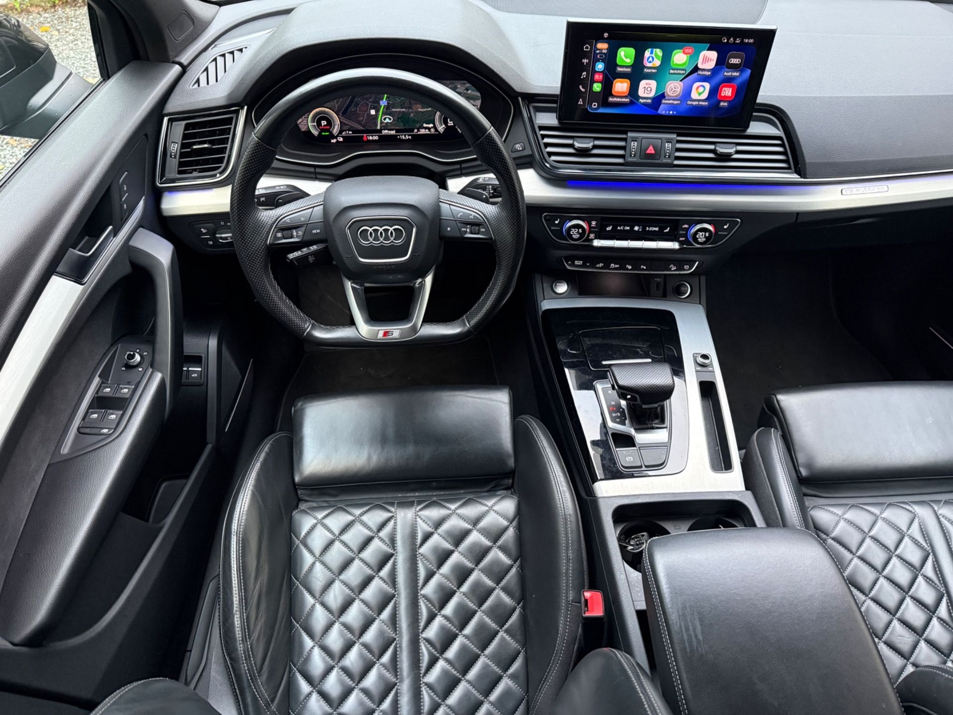 Audi Q5 Sportback 50 Tfsi E Pano Sfeer Carplay 2023, Autos, Argent ou Gris, Achat, 261 ch, Euro 6