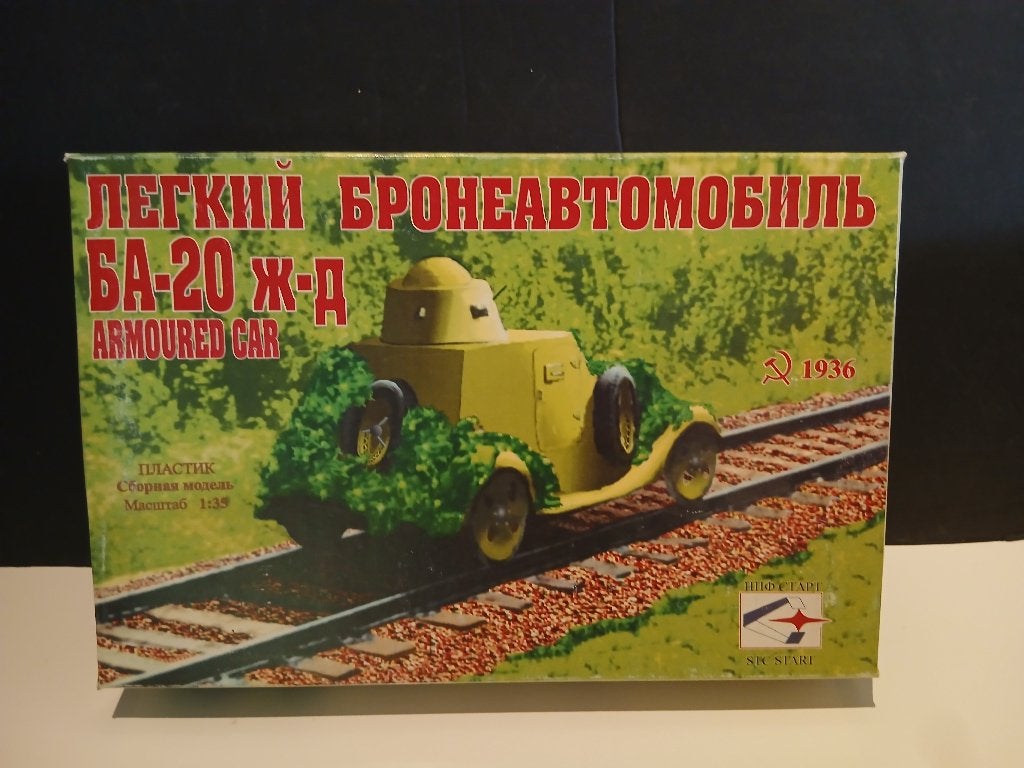STC Start: Ba20 pantserwagen om 1:35, Overige merken, Tank, 1:32 tot 1:50, Ophalen of Verzenden
