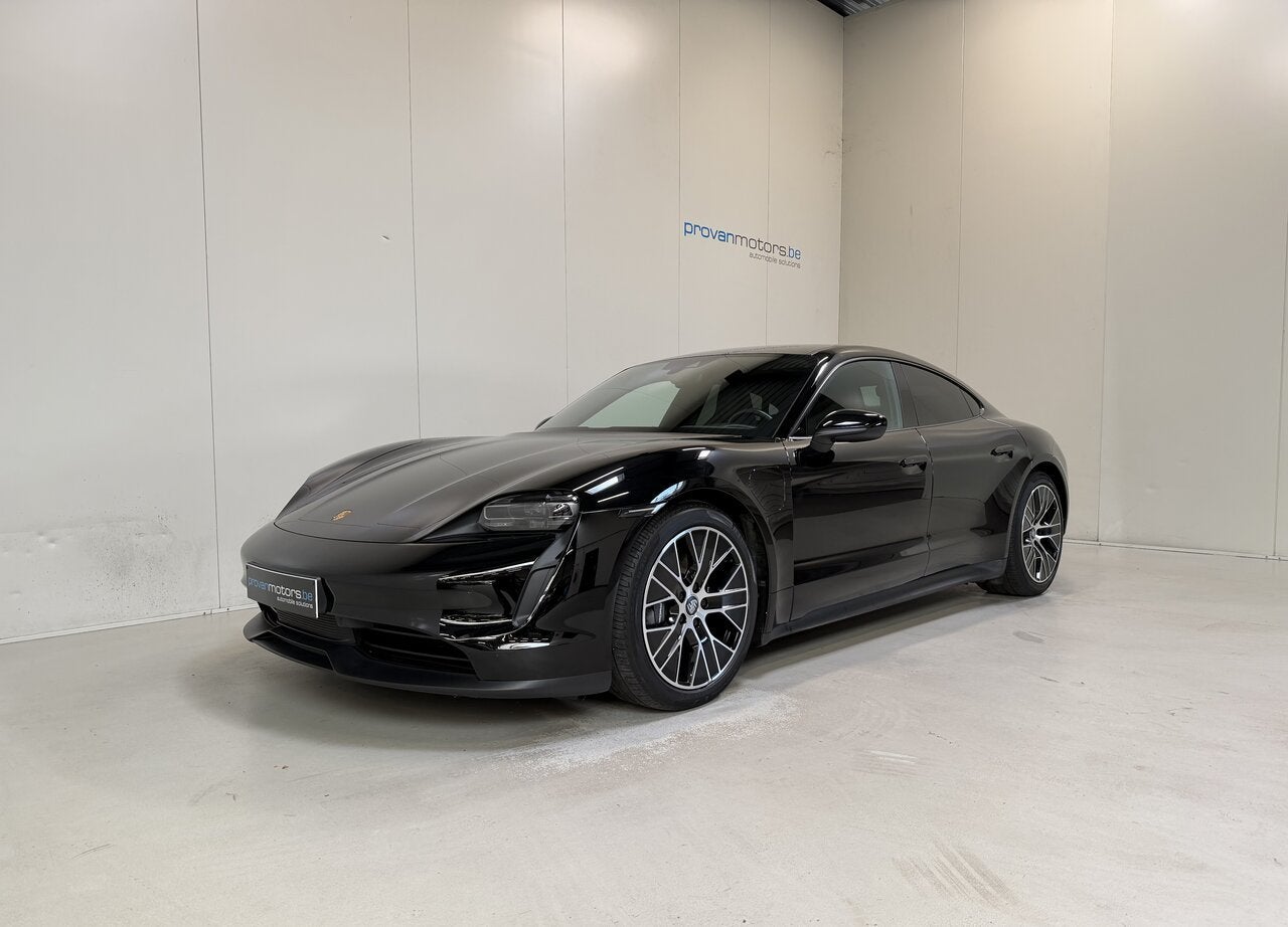 Porsche Taycan 93 kWh Perfom Bat Plus - Pano - 28 500KM! To, Auto's, 4 zetels, 0 kg, Panoramadak, Zwart