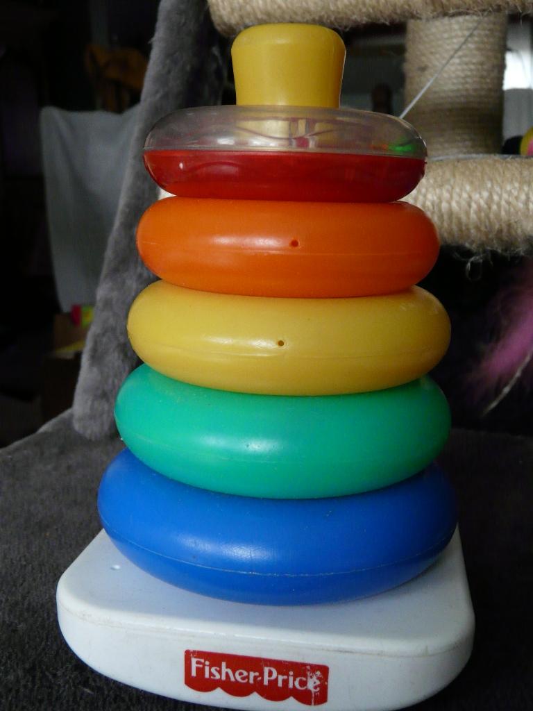 Fisher Price stapelringen voor baby's en peuters, Ophalen, Gebruikt, Speelset