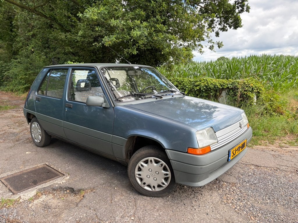 Renault 5TR Super 1.4 1987 5 versnellingen, Auto's, Voorwielaandrijving, Stof, 4 cilinders, Blauw