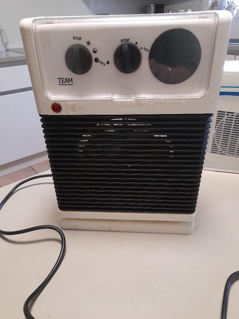 ventilator  en verwarming., Elektronische apparatuur, Ventilatoren, Ophalen, Gebruikt