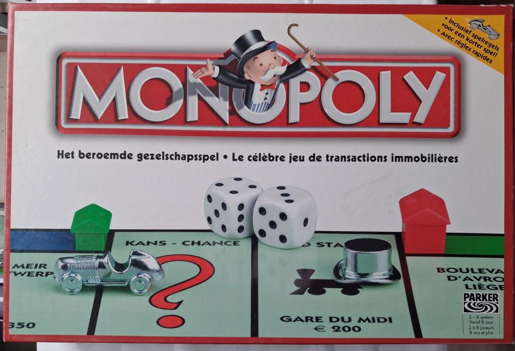 Monopoly (editie 2001), Vijf spelers of meer, Ophalen of Verzenden, Gebruikt, Parker