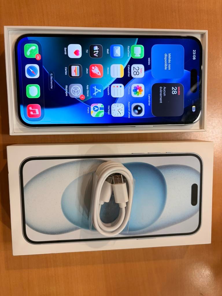 Iphone 15 plus 128 GO, Télécoms, Téléphonie mobile | Apple iPhone, IPhone 15, Enlèvement, Utilisé, Sans abonnement