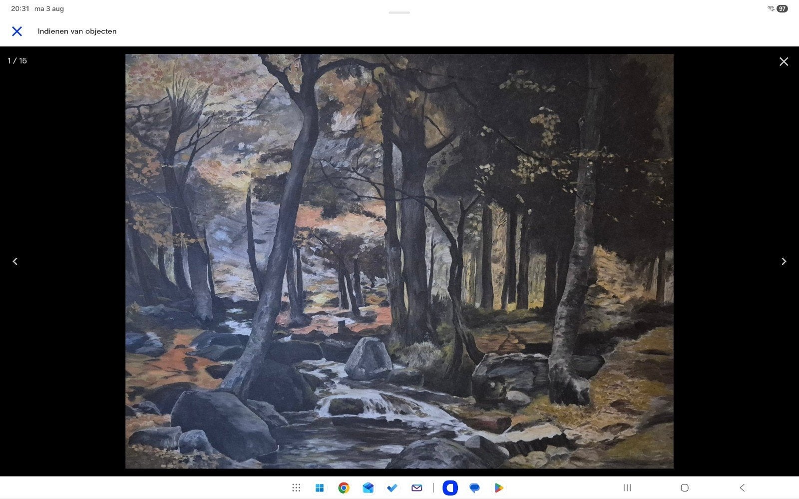 Magnifique peinture sur la nature, grand format !, Peinture acrylique, Paysage, Enlèvement, Toile