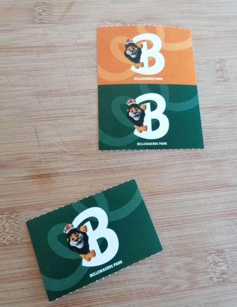 Pleinen in Bellewaerde Park, Tickets en Kaartjes, Twee personen, Ticket of Toegangskaart