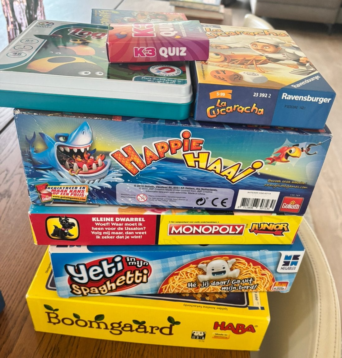 Assortiment van 8 gezelschap spelletjes, Ophalen of Verzenden, Zo goed als nieuw