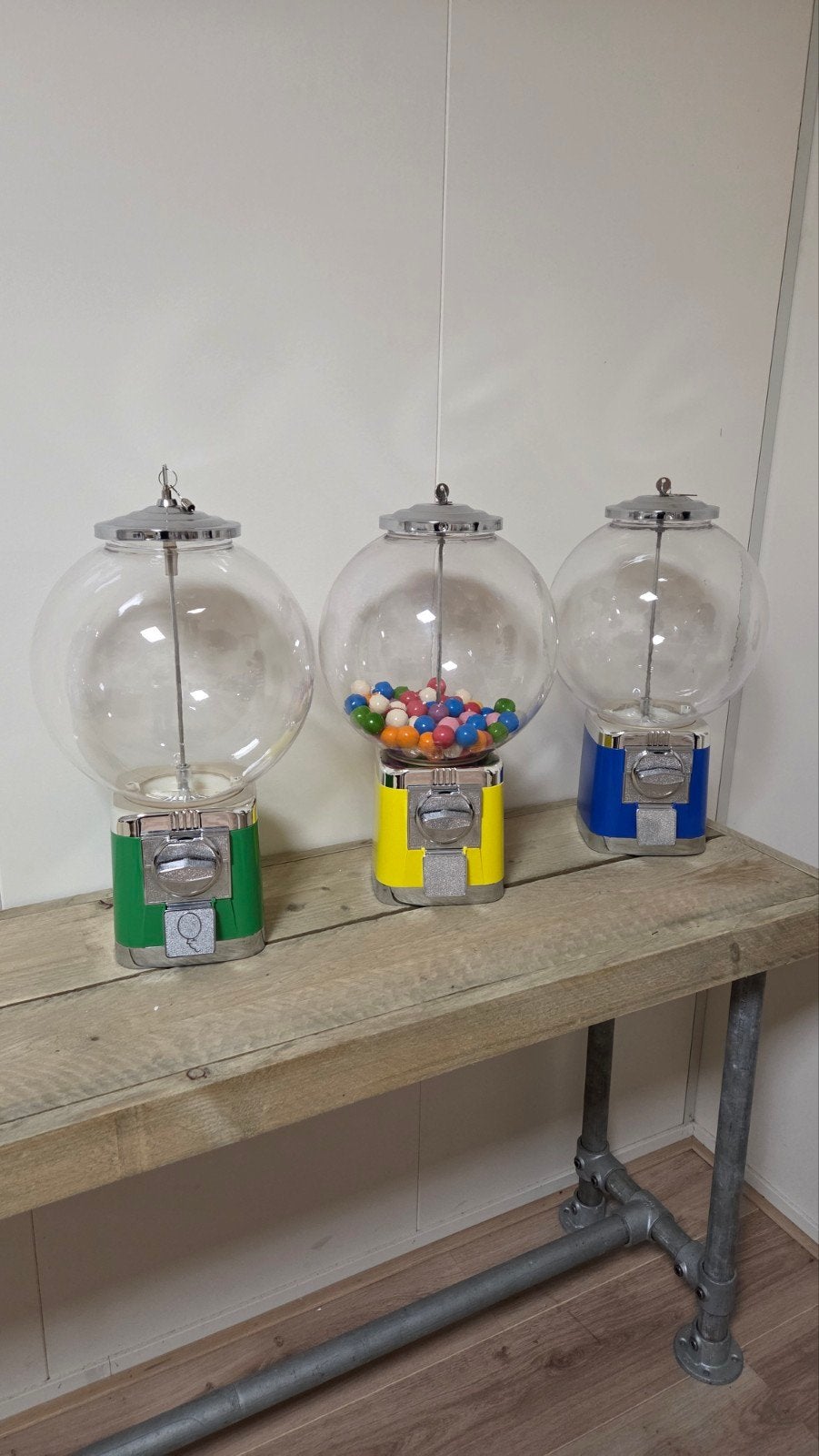 kauwgomballen automaten showroommodellen, Ophalen of Verzenden, Zo goed als nieuw