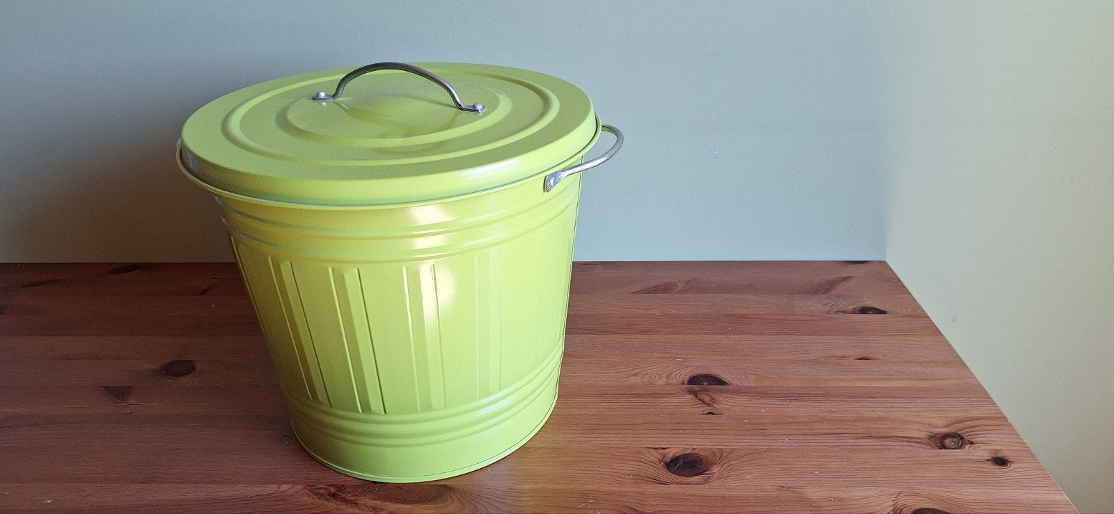 KNODD ton met deksel (16l), Huis en Inrichting, Emmers, Ophalen, Gebruikt, Met deksel