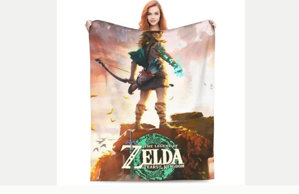 Prachtige zachte pluche deken - The Legend of Zelda