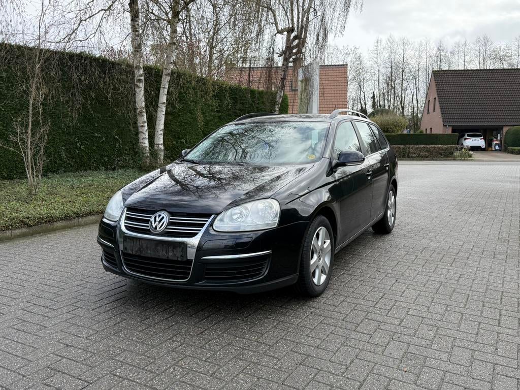 VW Golf 5 Break 1.6 benzine gekeurd voor verkoop, Auto's, Zwart, Zwart, Euro 4, Break