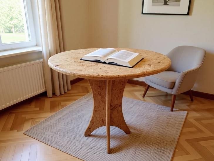 Table bois massif, se monte en 30 secondes, sans aucune vis, Neuf, Moins de 55 cm, Enlèvement, Classic