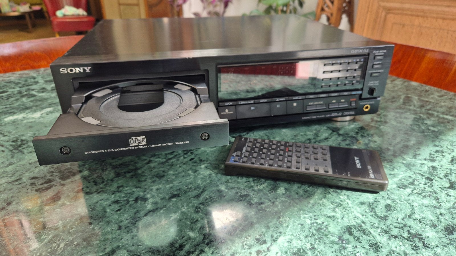 Sony CDP-337 ESD (2 X TDA 1541A), Audio, Tv en Foto, Cd-spelers, Ophalen, Sony