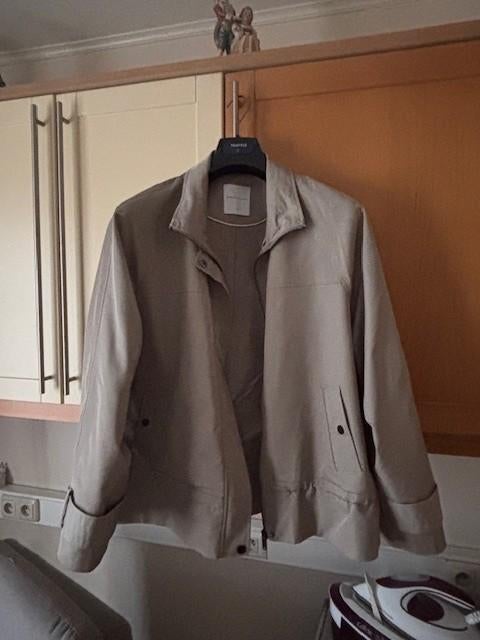 Rino & Pello korte parka te koop, Enlèvement ou Envoi, Beige, Rino & Pello, Taille 42/44 (L)