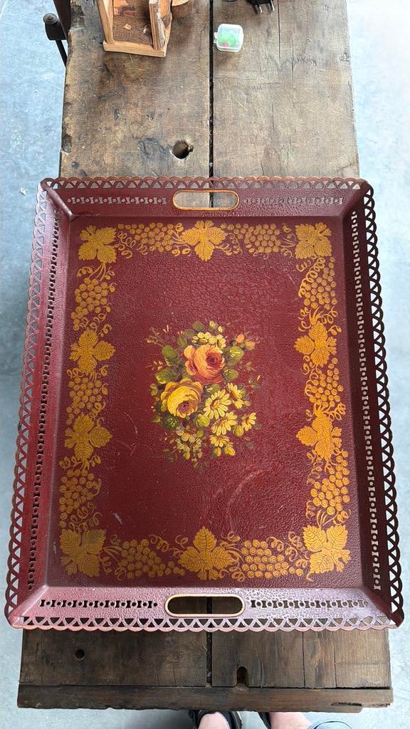 Vintage dienblad, Antiek en Kunst, Ophalen
