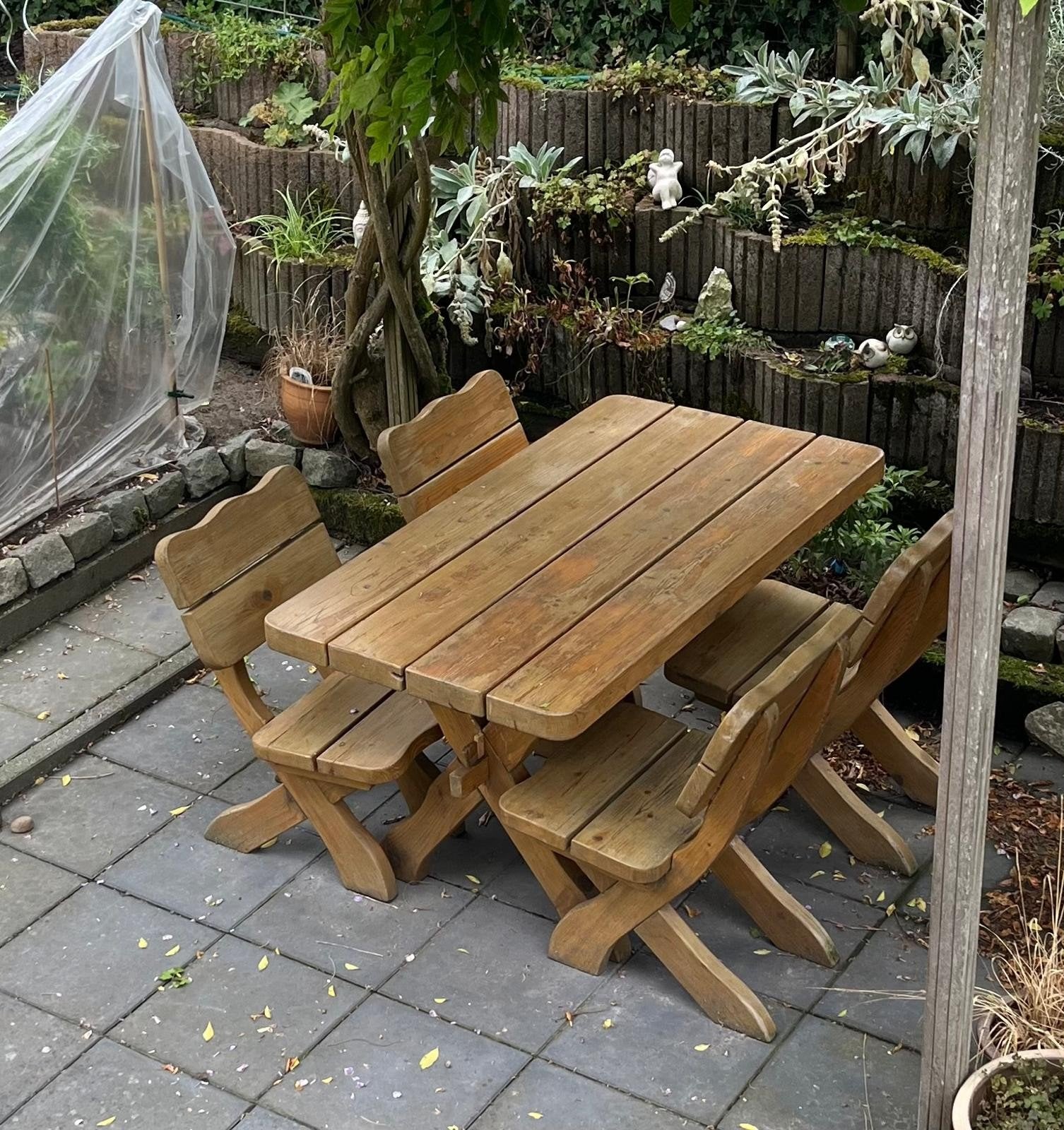 eettafel set, Jardin & Terrasse, Tables de pique-nique, Enlèvement