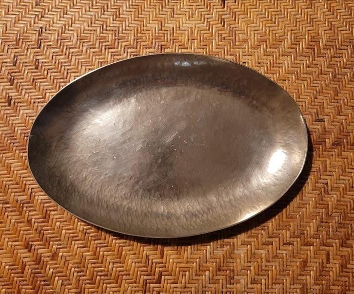 De Coene Sierschaal Karel BRESOUS '50 koper Decoene Kortrijk, Ophalen