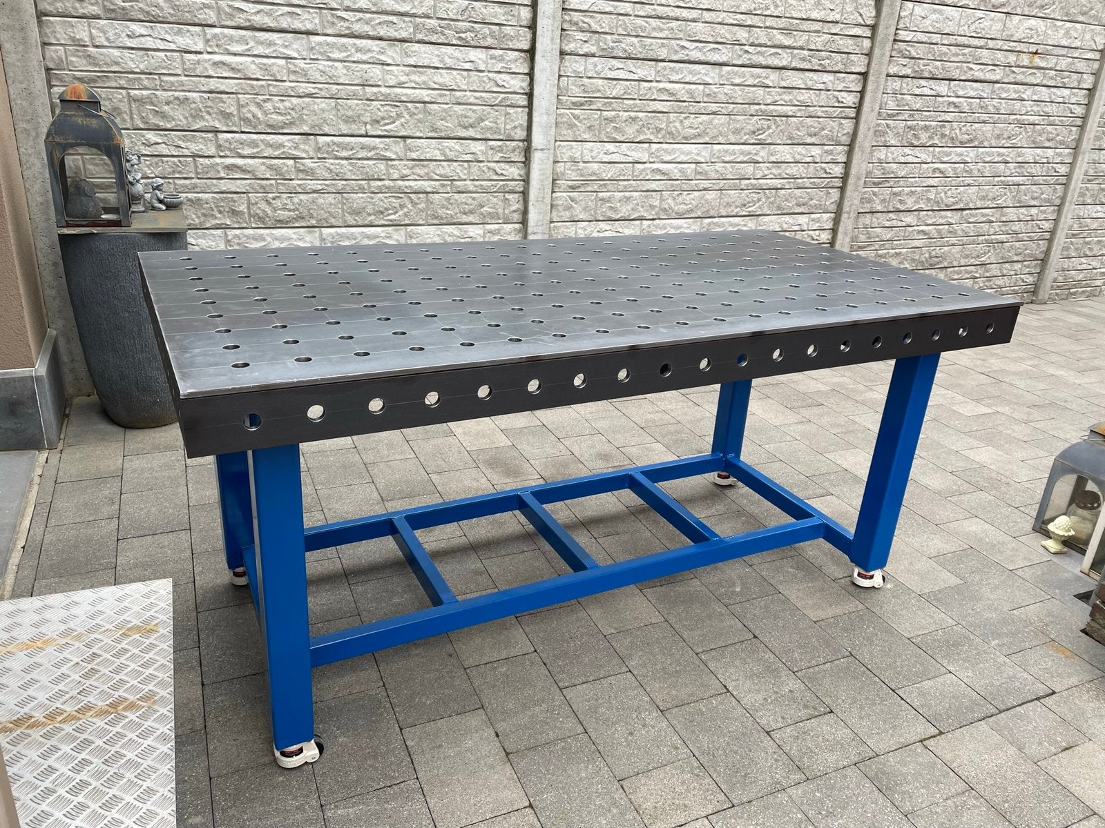 Lastafel nieuw 200 x 100cm met 6 spanklemmen inbegrepen, Doe-het-zelf en Bouw, Ophalen, Zo goed als nieuw