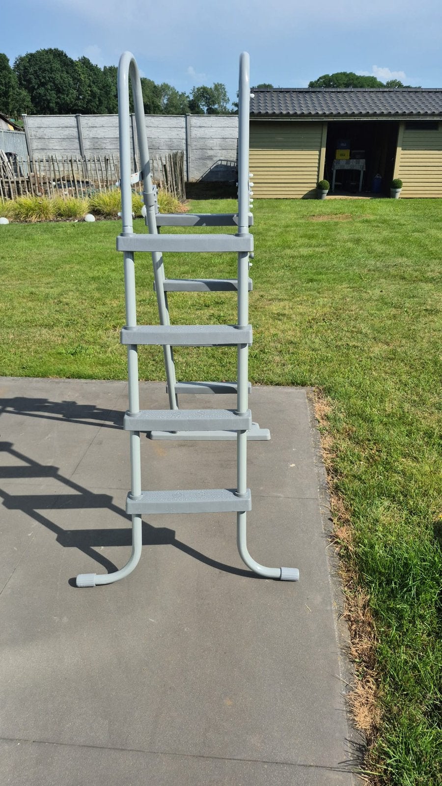 Zwembadladder Nieuw, Tuin en Terras, Ophalen, Zo goed als nieuw