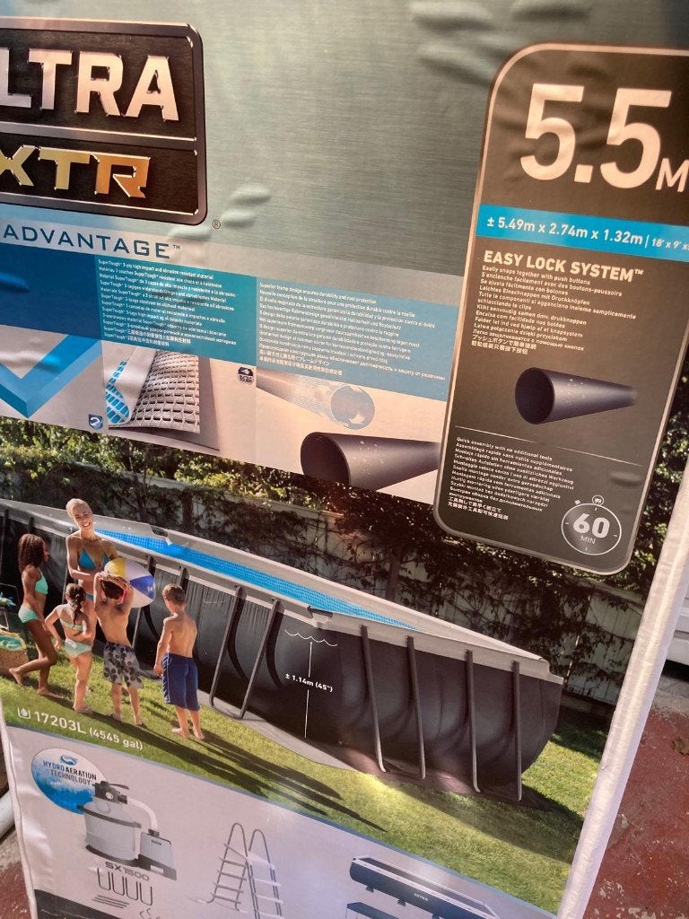 Intex zwembad ultra Xtr, Jardin & Terrasse, Piscines, Utilisé, Piscines hors sol, 120 cm ou plus, 400 cm ou plus, 200 à 300 cm