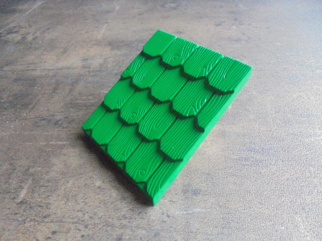 Lego Duplo Roof Sloped 30 4x4 Shingles Profile (ziefoto's) 4, Enlèvement ou Envoi, Utilisé, Briques en vrac, Duplo