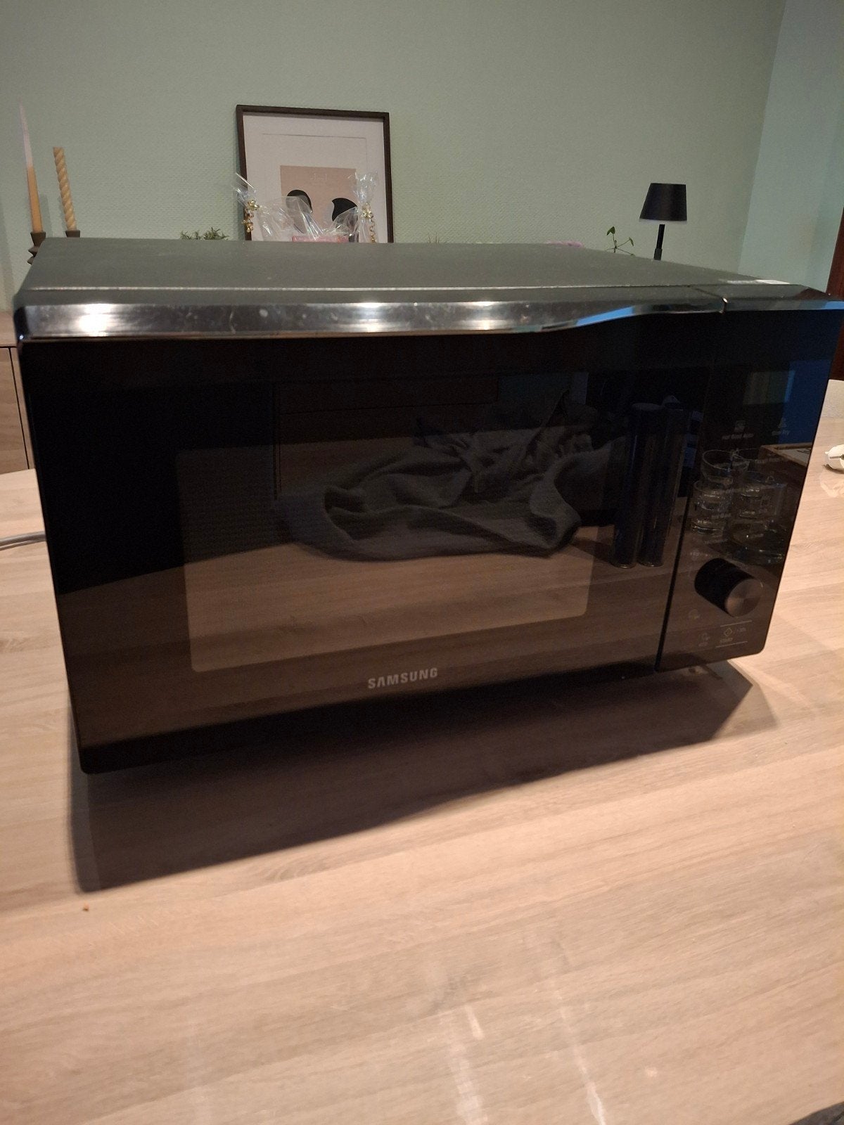 Combimagnetron Samsung, Elektronische apparatuur, Ophalen, Gebruikt, Vrijstaand, Combi-microgolfoven