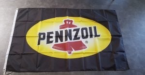 Drapeau publicitaire Pennzoil Esso Castrol e/a Oil Cry, Enlèvement ou Envoi, Neuf, Autres types