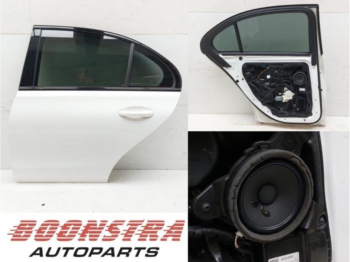 Portière 4portes arrière gauche d'un Mercedes C-Klasse (14, 3 mois de garantie, Utilisé, Porte, -