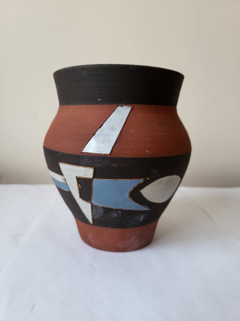 Vase Mid-Century Frans Tuinstra Neercanne 1958 - Signé &Daté, Ophalen of Verzenden