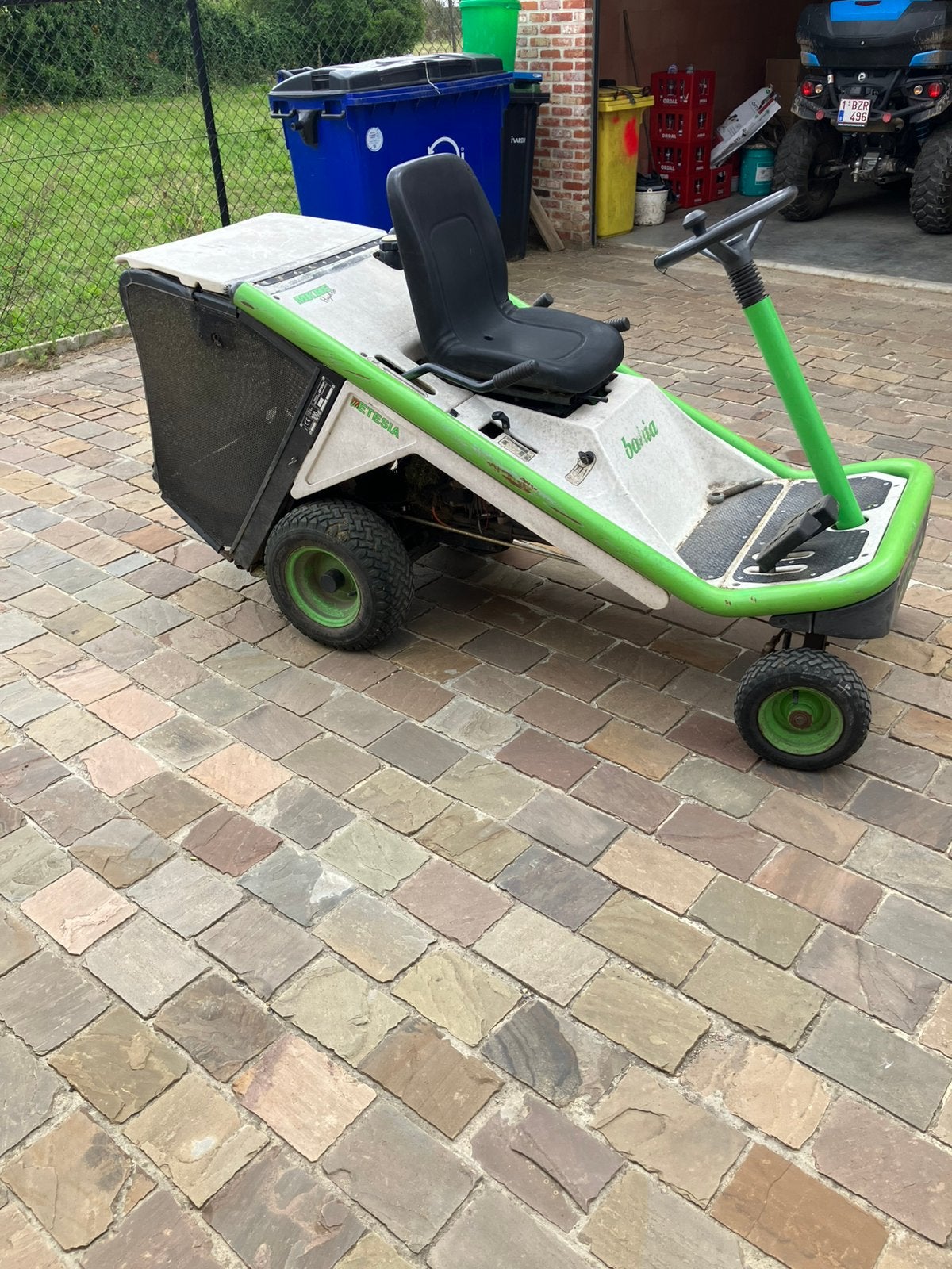 Ethesia 85 zitmaaier, Enlèvement, Comme neuf, Démarrage électrique, Moins de 90 cm