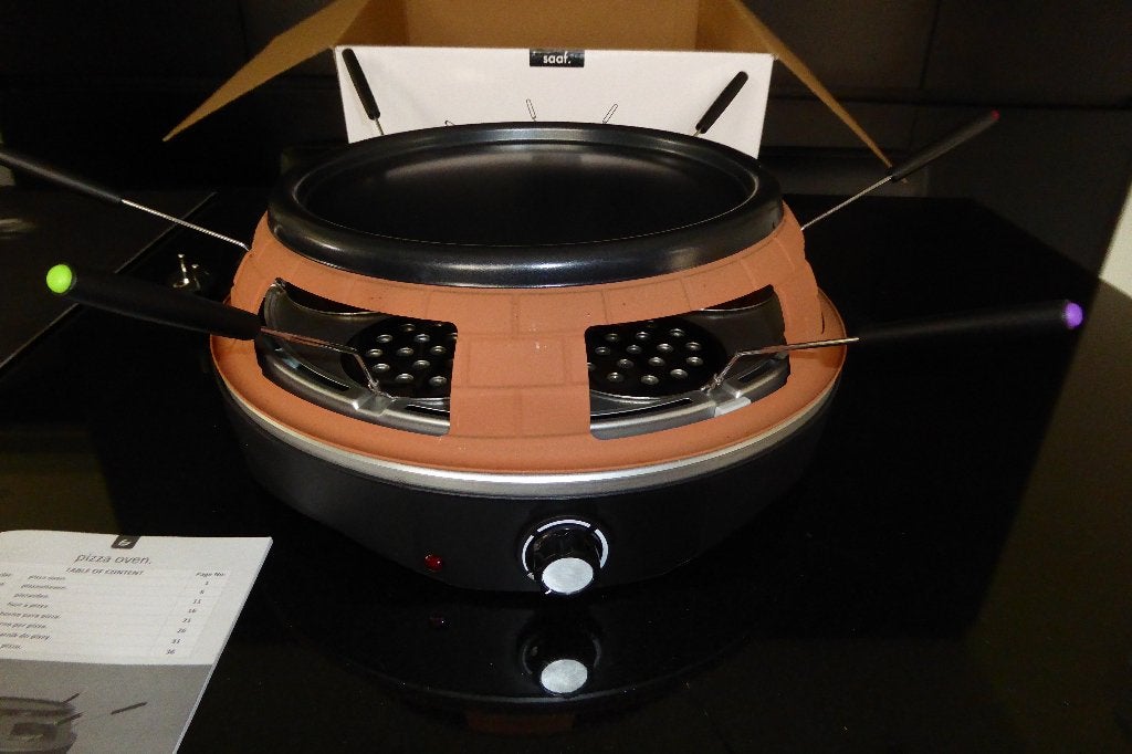 mini - pizza oven + gratis borden, Elektronische apparatuur, Ovens, Ophalen of Verzenden, Zo goed als nieuw, Vrijstaand, Oven