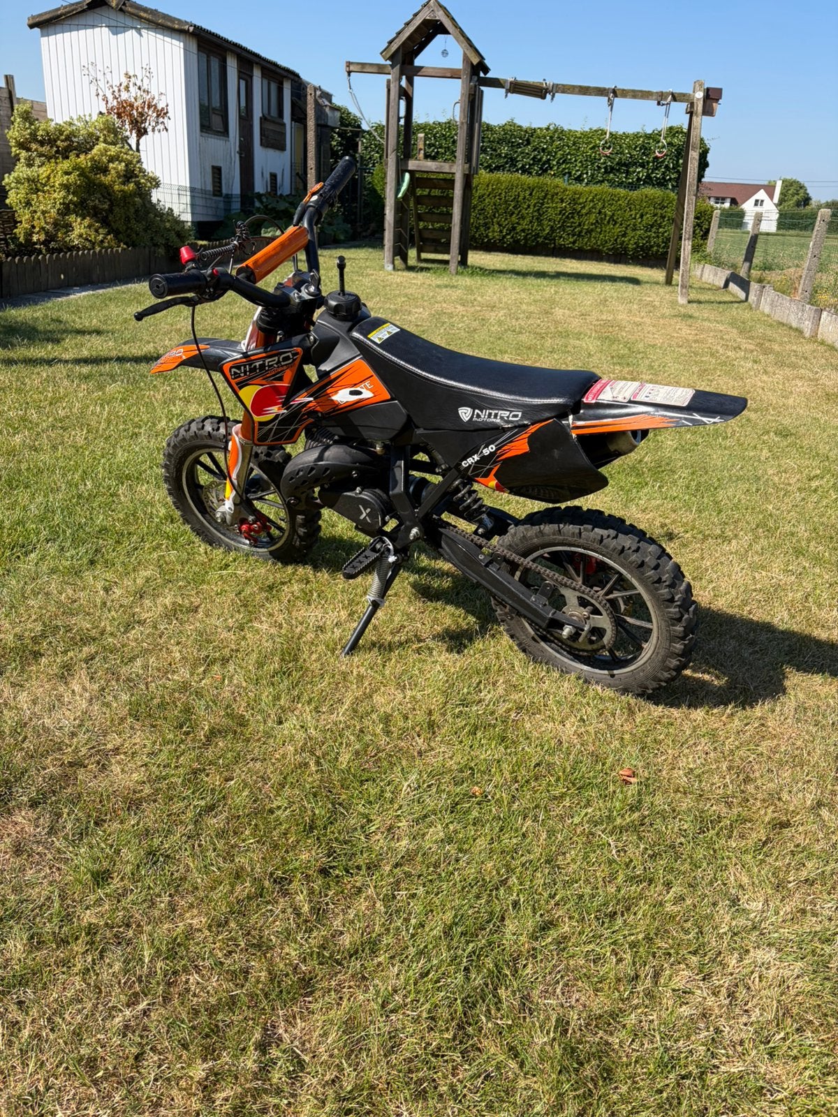 Pitbike 50 + onderdelen, Enlèvement, Comme neuf