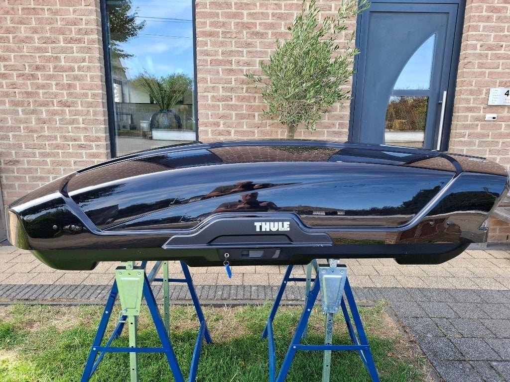Te koop: Thule Motion XT L zwarte dakkoffer van 450 liter, Auto diversen, Dakkoffers, Ophalen, Gebruikt