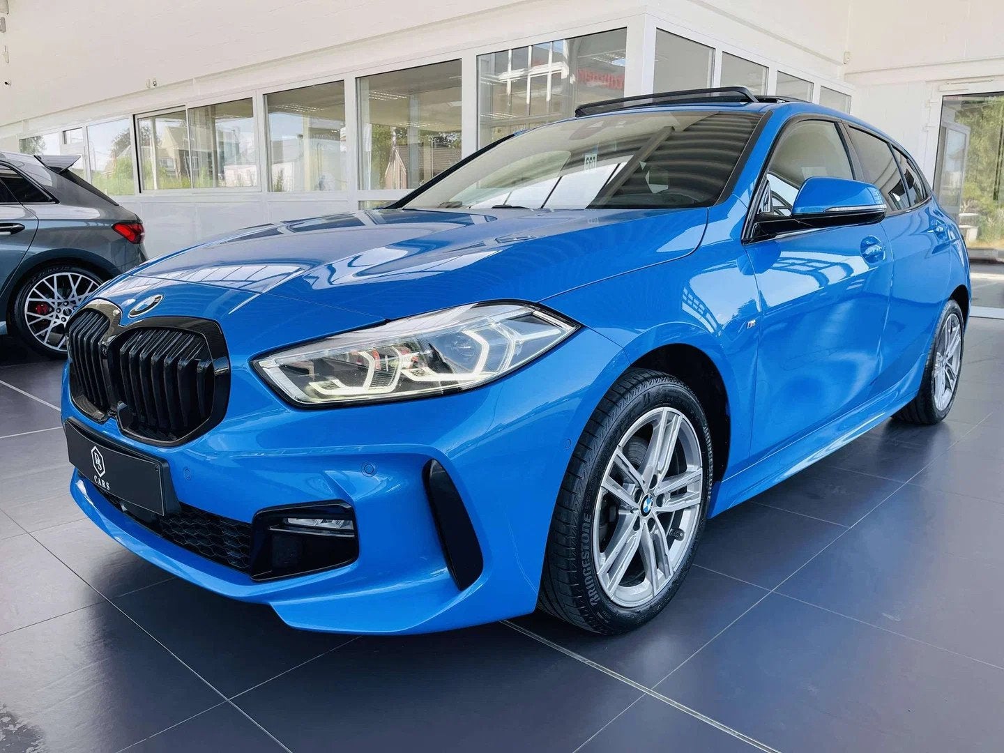 BMW 1 Serie 118 dA * GARANTIE + PACK M + TOIT PANO + LED + G, Auto's, BMW, Automaat, 1 Reeks, 4 cilinders, Blauw